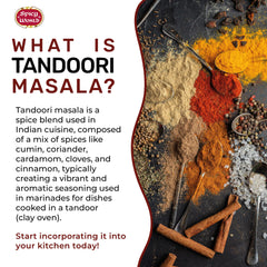 Spicy World Tandoori Masala grill spice dust for smoky kebabs.