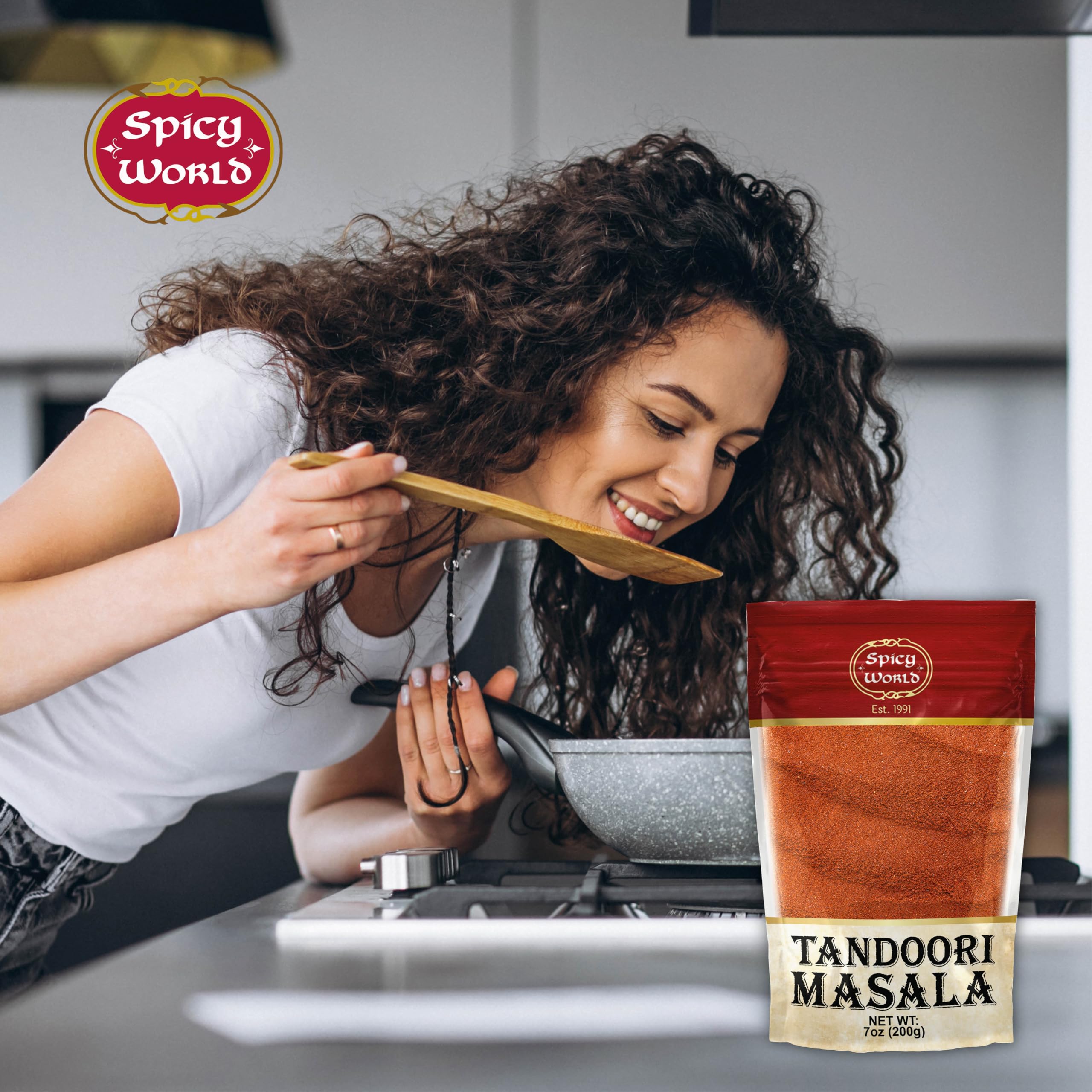 Spicy World Tandoori Masala restaurant aroma ready for home cooking.