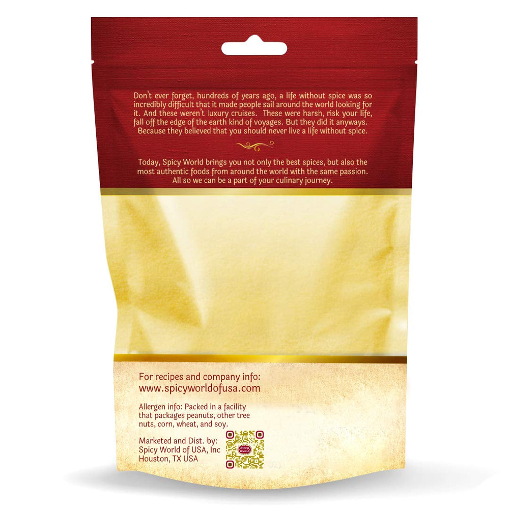Spicy World Yellow Corn Flour close-up texture, fine grind ideal for blends