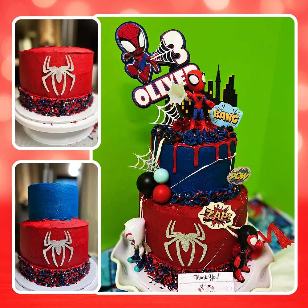 Spiderman Sprinkles color variety highlights playful options for celebrations.