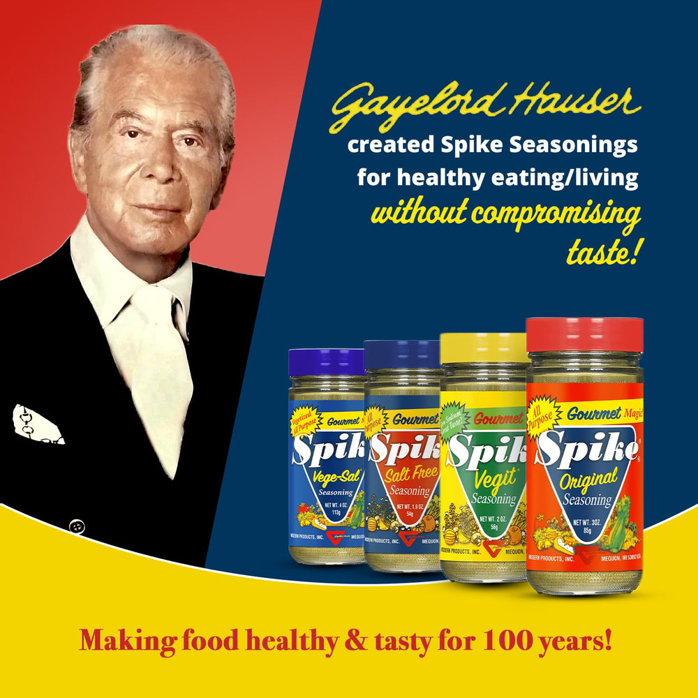 Spike Original seasoning on grilled vegetables reveals aroma rich finish