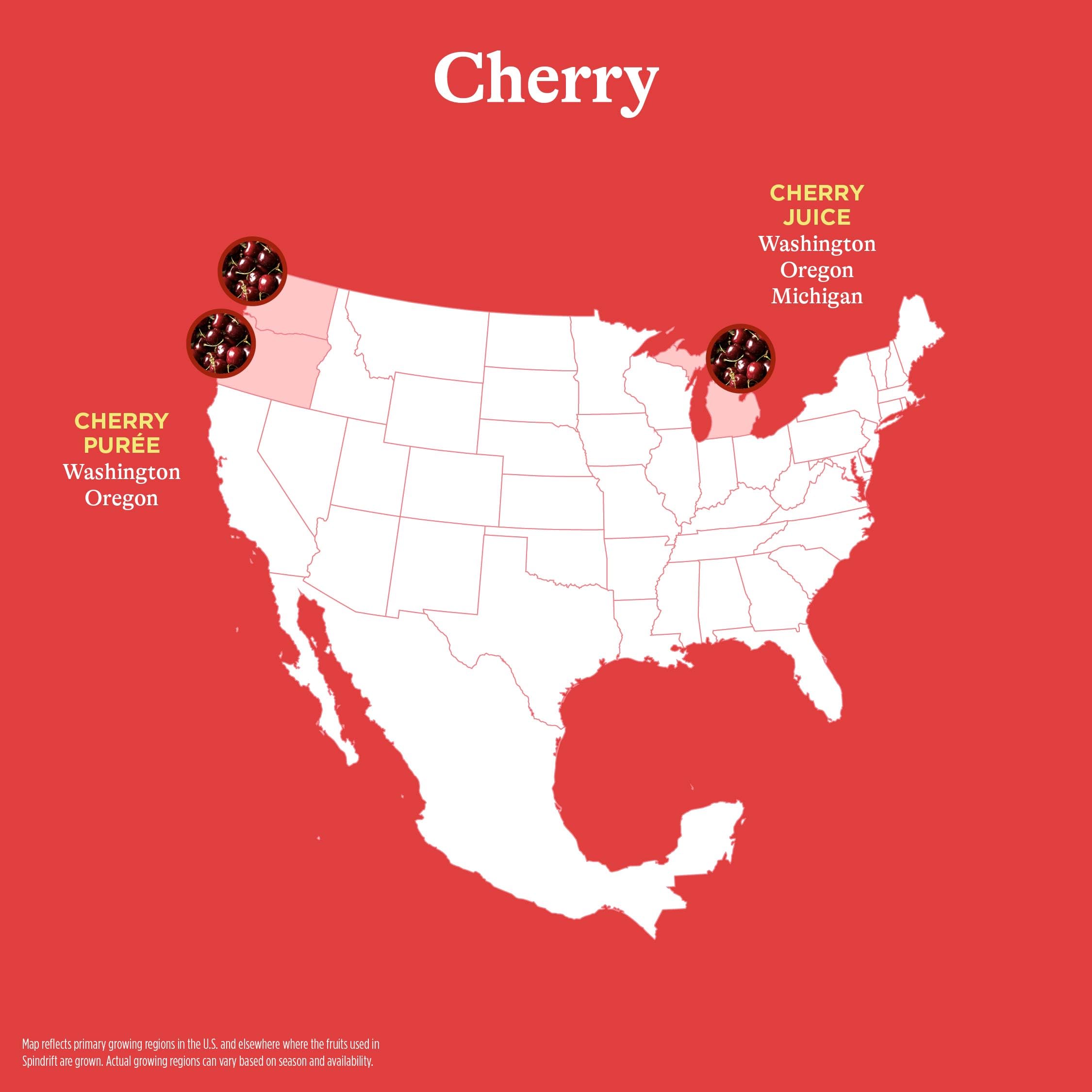 Pack of 24 Spindrift Cherry cans for easy on-the-go hydration.