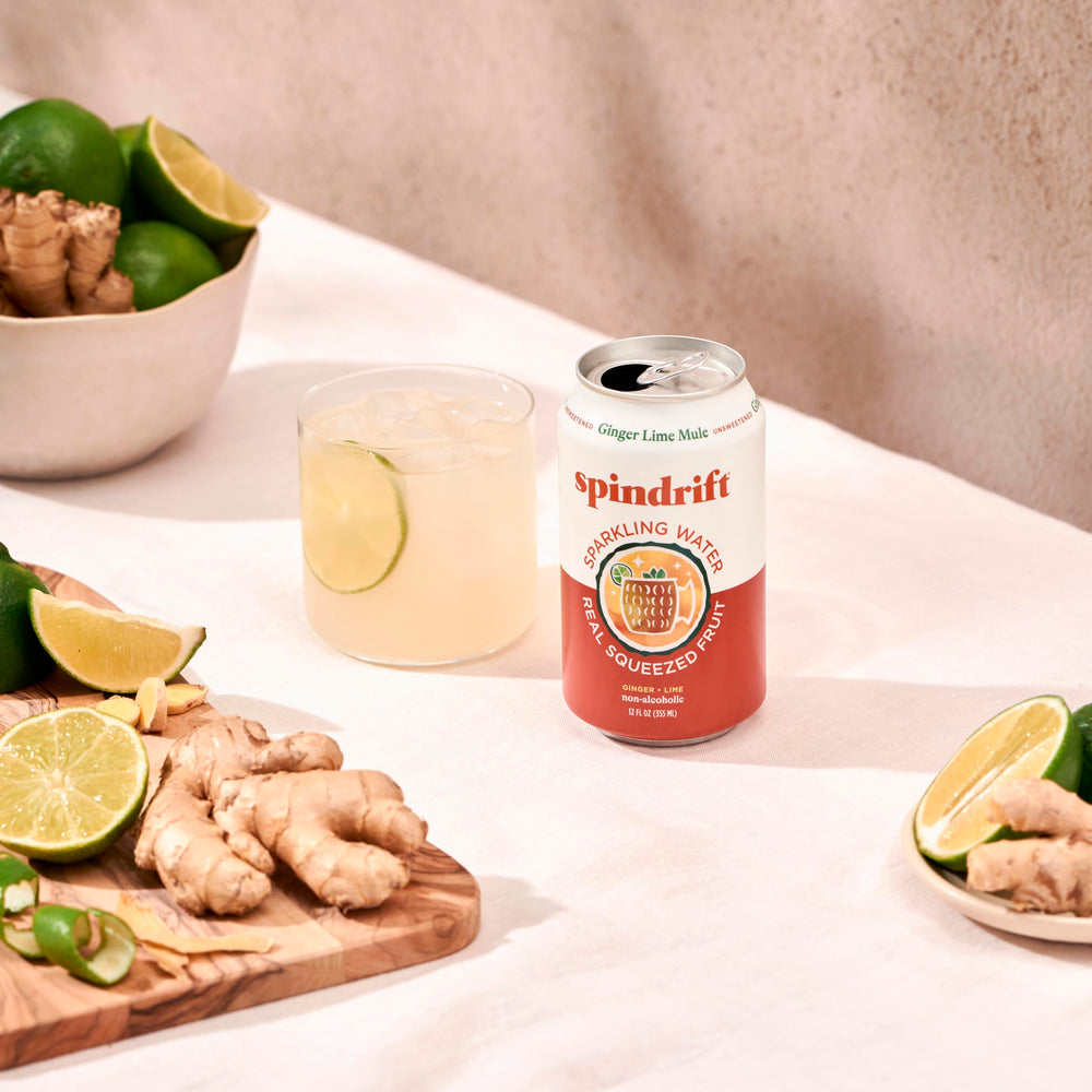Spindrift Ginger Lime Mule 24-pack for gatherings and daily refreshment.