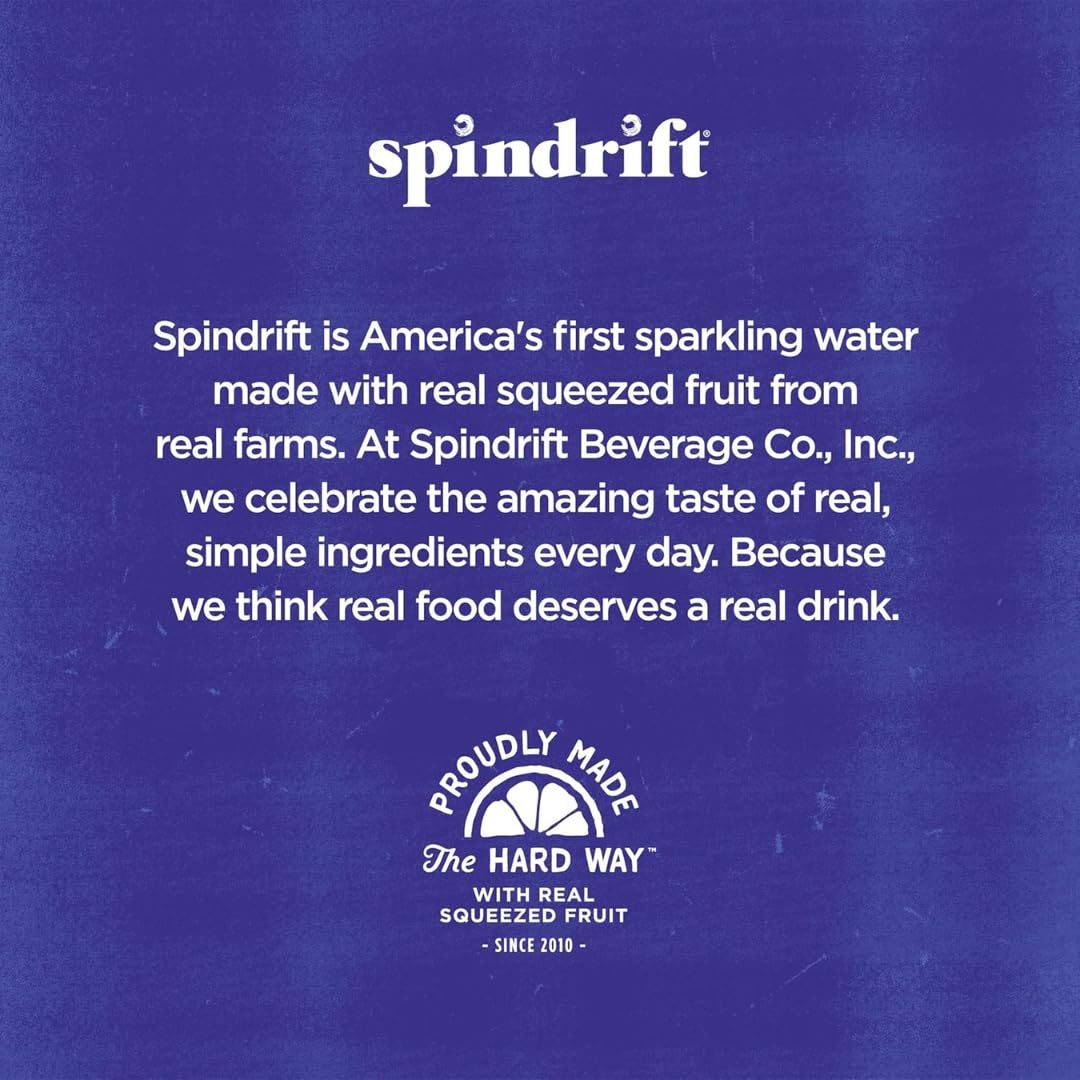 Spindrift lightly carbonated pour into glass.