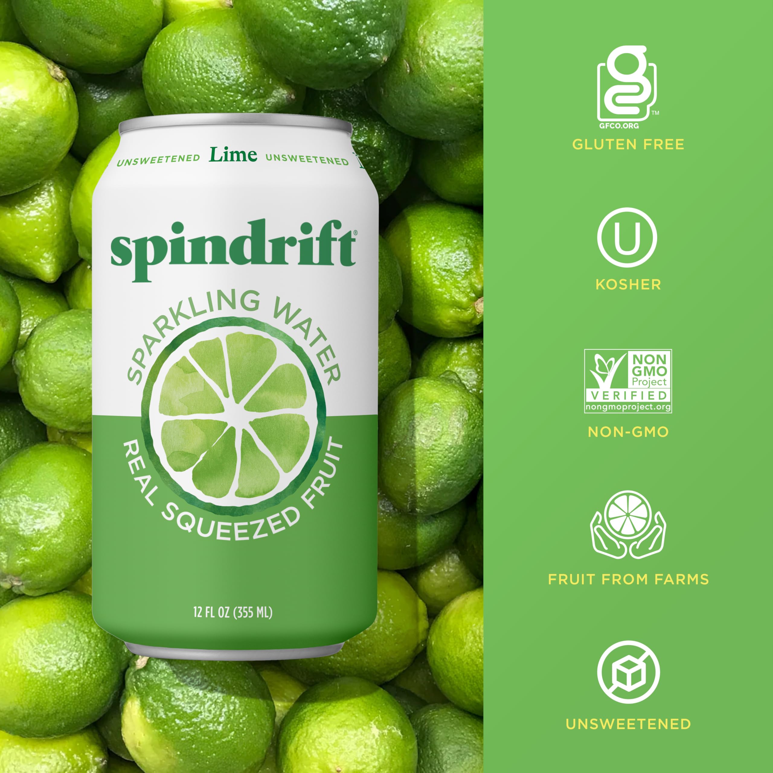 Spindrift Nojito bubbles: lightly carbonated, fuller flavor.