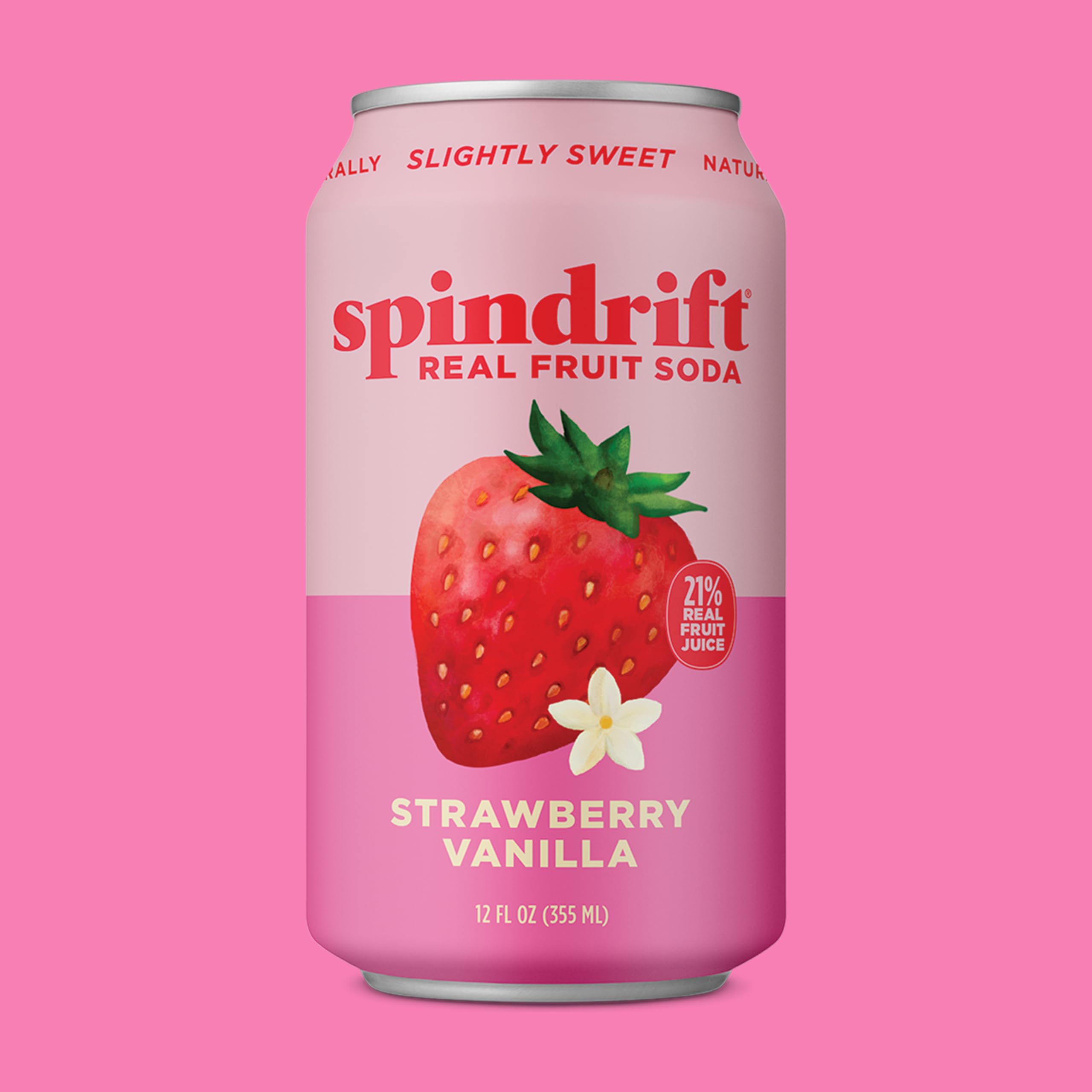 Spindrift Strawberry Shortcake pack-case: convenient 12-pack for gatherings.