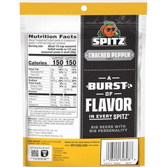 Spitz pumpkin seeds cracked pepper close-up reveals roasted aroma and peppery kick