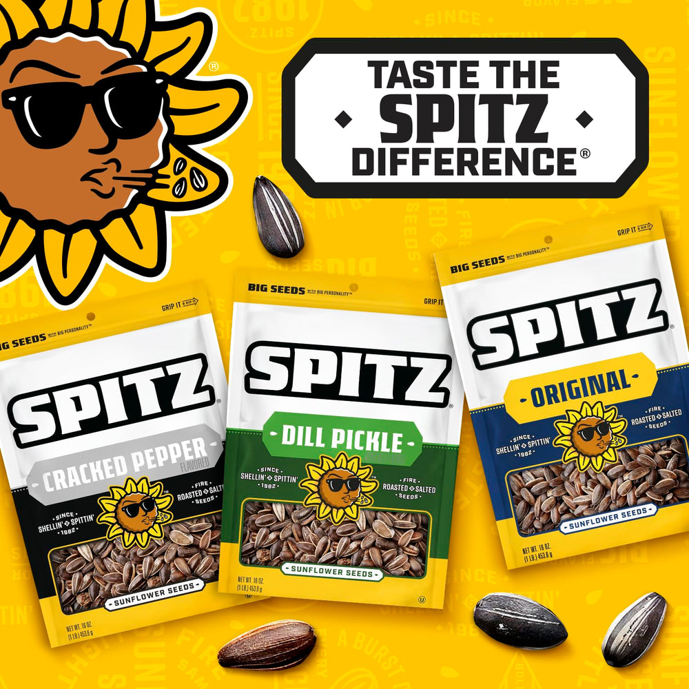Spitz pumpkin seeds cracked pepper kitchen counter ready for quick snacking at home