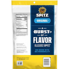 Spitz sunflower seeds pack original 16oz side angle showcasing portability