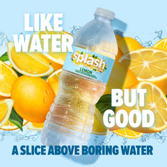Splash Refresher Lemon bottle on the go for convenient hydration