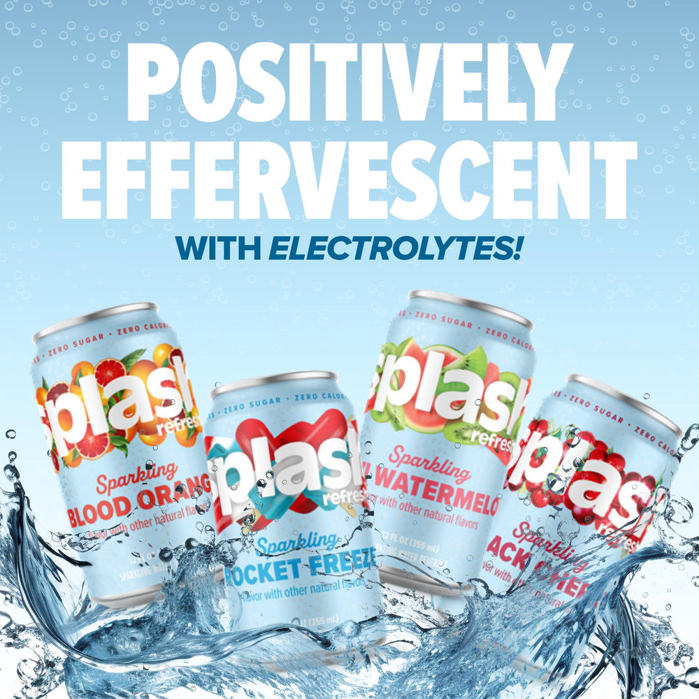 Person taking Splash Refresher on-the-go for a flavor boost
