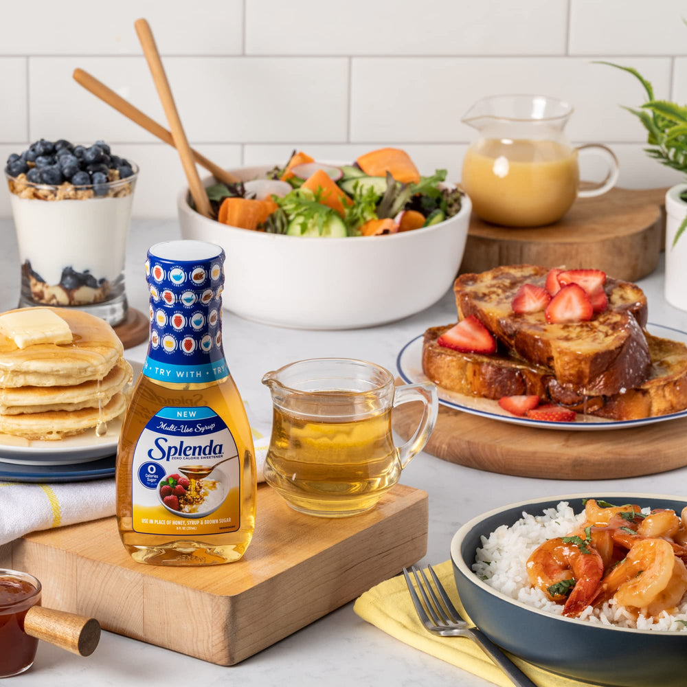 Splenda Allulose Syrup in baking swirls for desserts and pastries