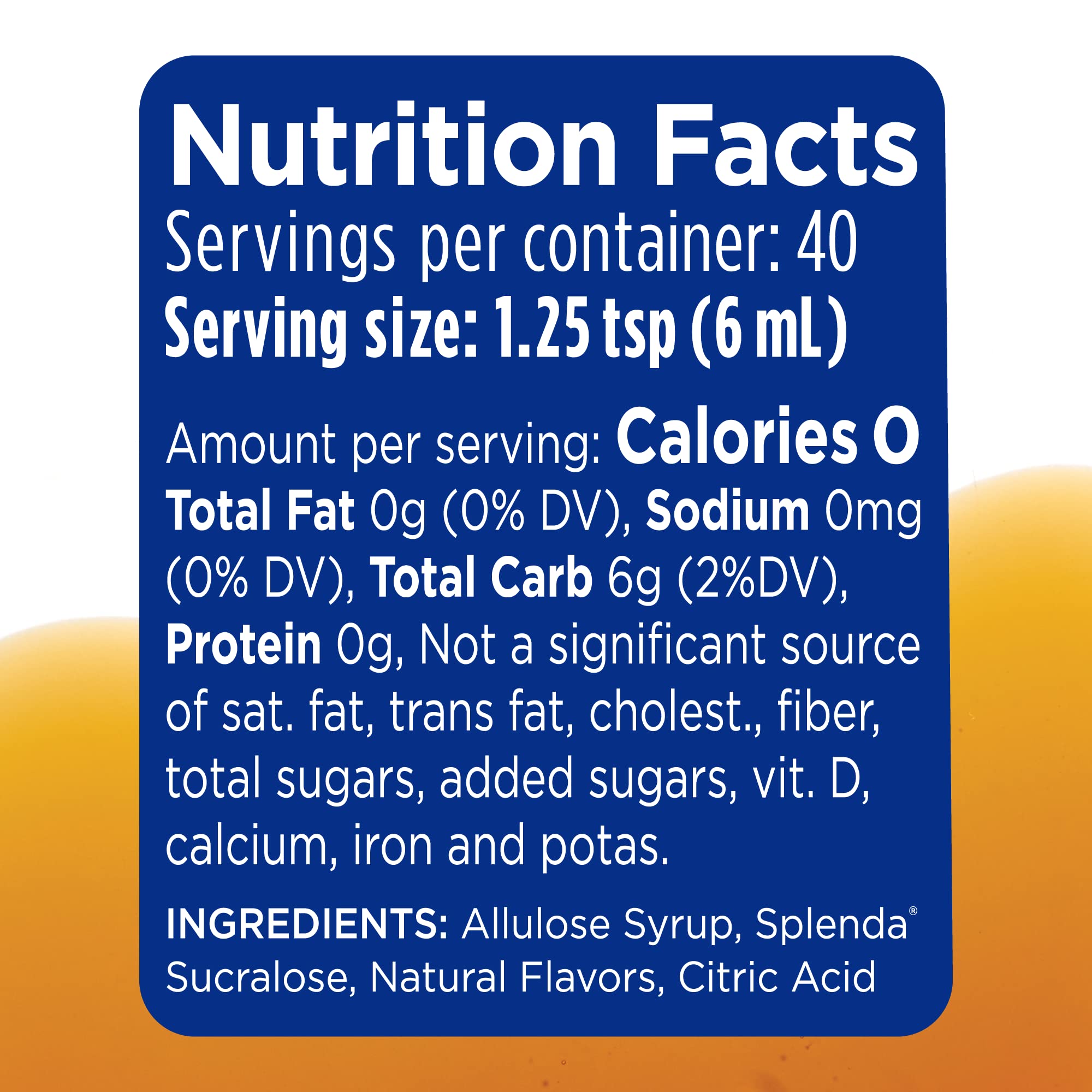 Splenda Allulose Syrup used as honey substitute on toast or fruit