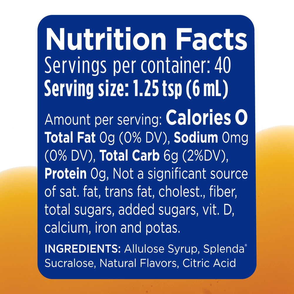 Splenda Allulose Syrup used as honey substitute on toast or fruit