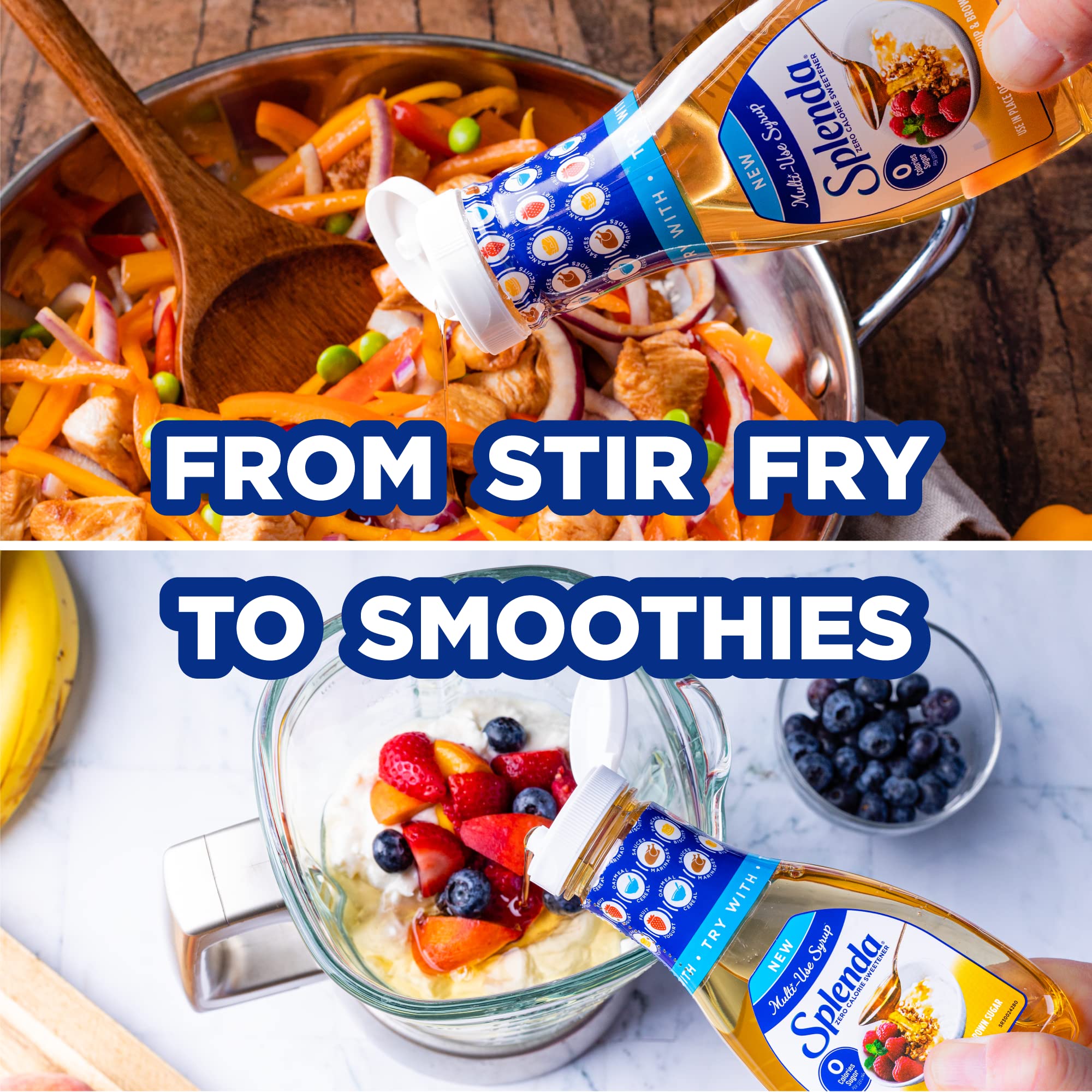 Splenda Allulose Syrup on oatmeal for a sugar-free finish