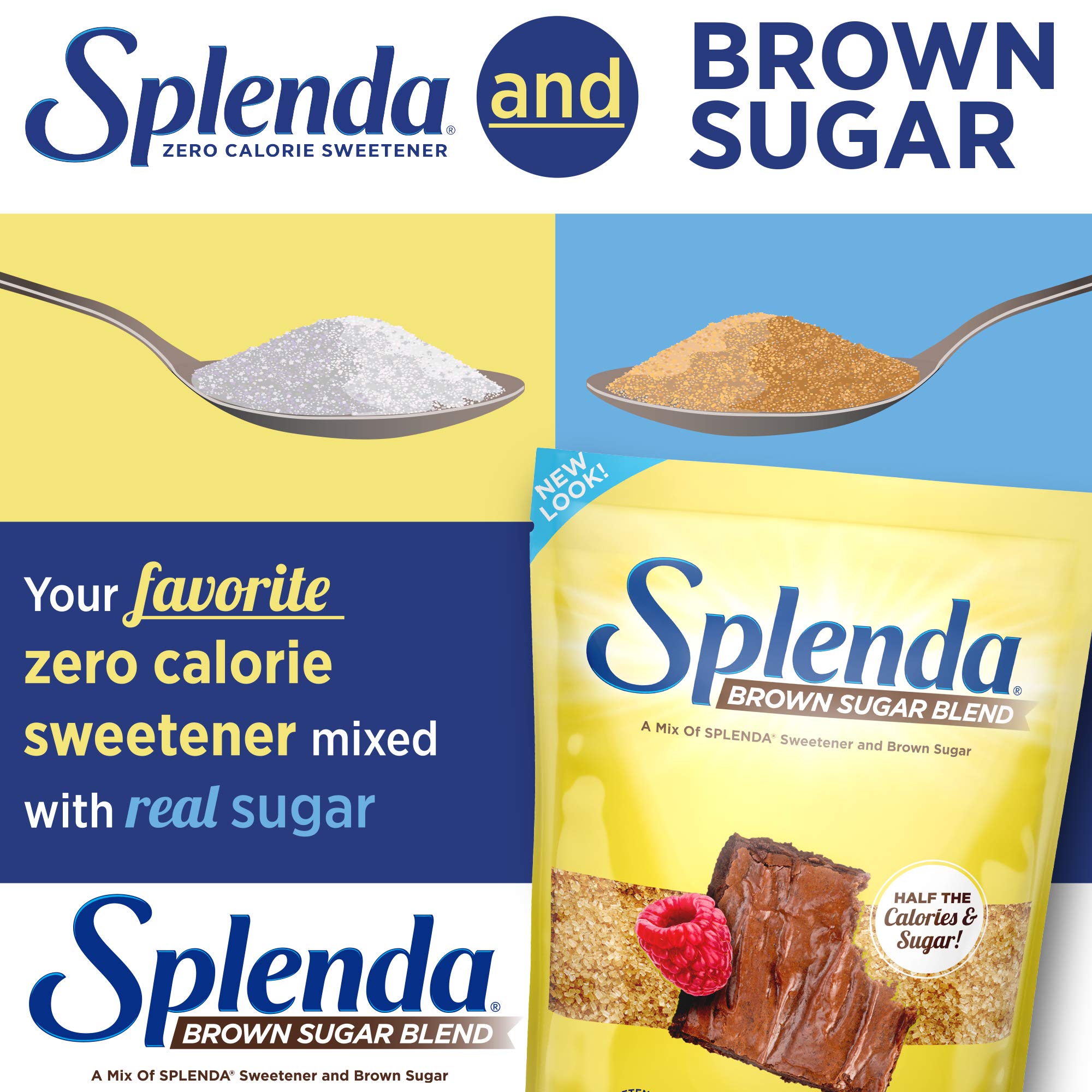 SPLENDA brown sugar blend sweetening coffee or tea