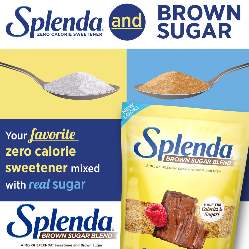 SPLENDA brown sugar blend sweetening coffee or tea