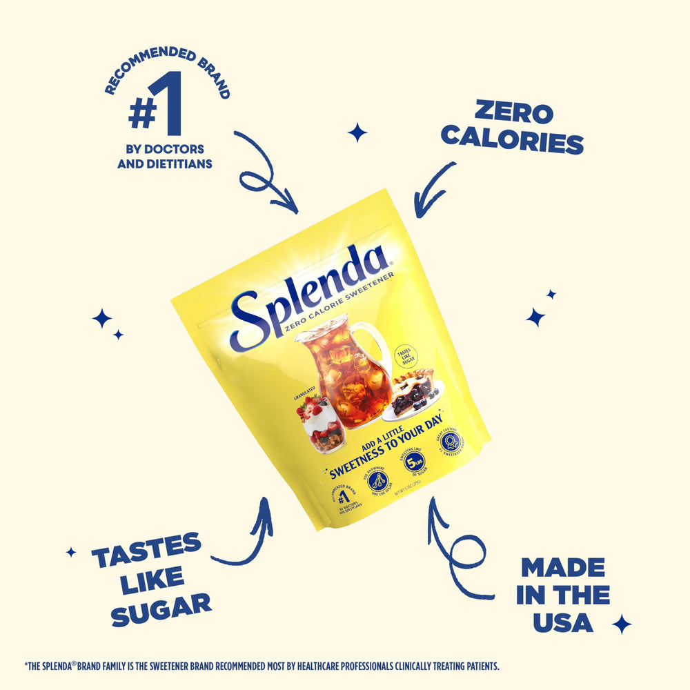 SPLENDA cooking and baking scene showing versatile substitute in recipes.
