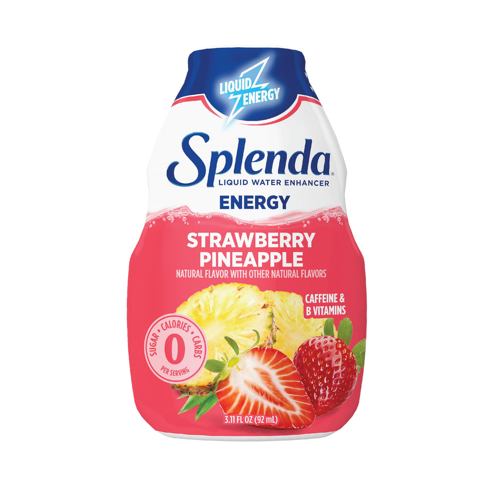 Splenda Energy 3.11 fl oz compact bottle for quick flavoring.
