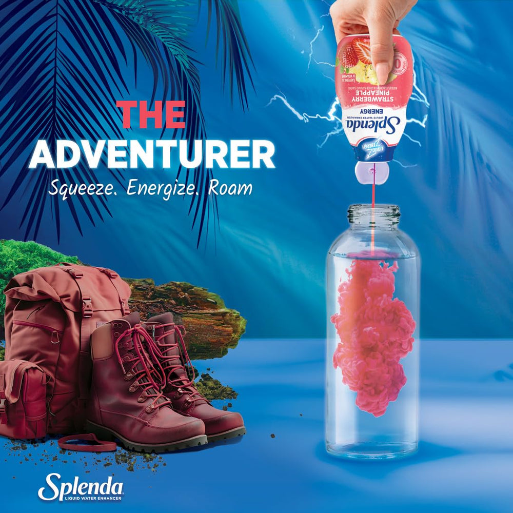 Splenda Energy 90 mg caffeine in natural flavors for an energy lift.