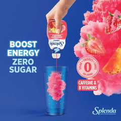 Splenda Energy liquid water enhancer squeezable bottle for one-handed flavoring.