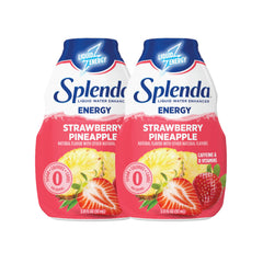 Splenda Energy Strawberry Pineapple bottle for zero-calorie flavor on the go.