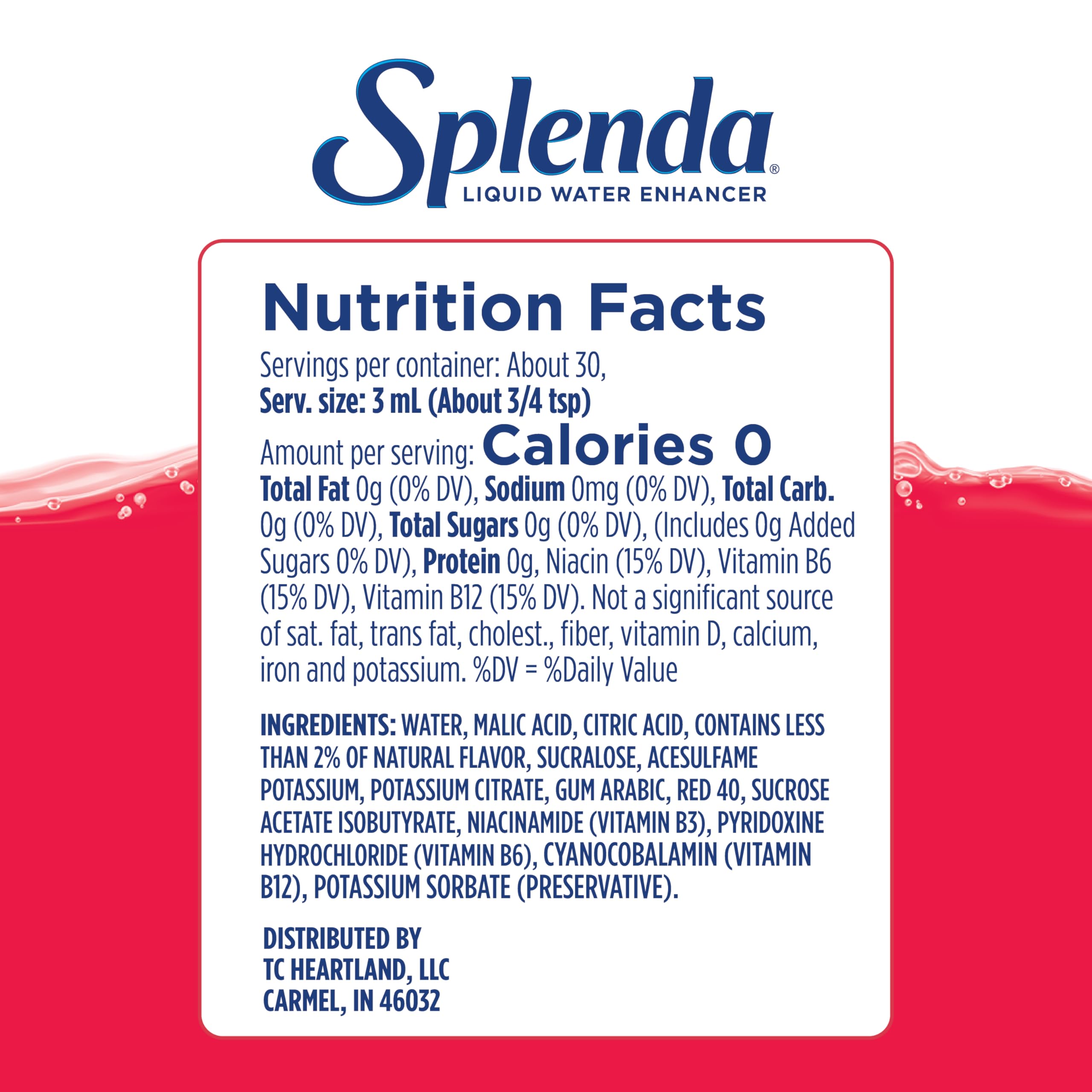 Pouring SPLENDA Fruit Punch from a flip-top bottle for easy on-the-go hydration
