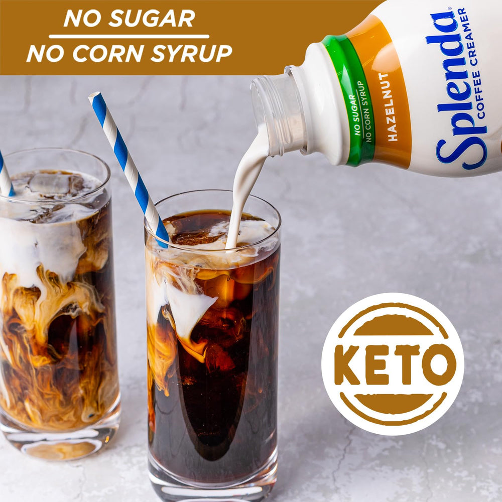 Label close-up shows sugar-free and zero trans fat benefits