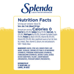Pour SPLENDA Lemonade drops into water for a quick, calorie-free flavor boost.