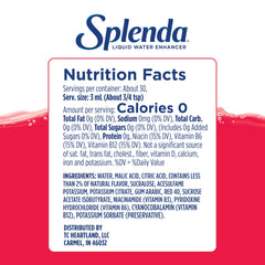 Close-up of the squeeze top for easy one-handed flavoring with SPLENDA Fruit Punch.