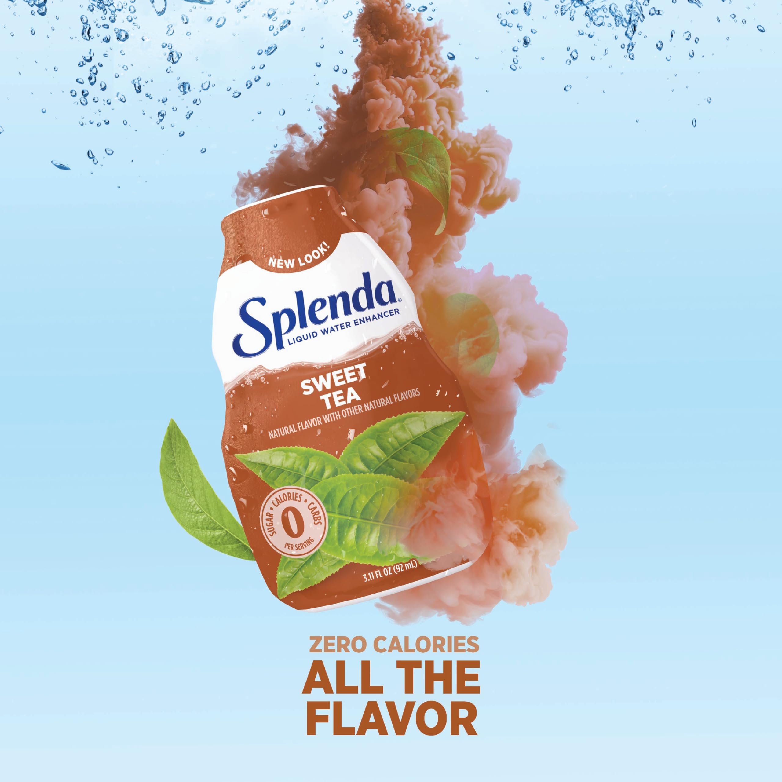 SPLENDA natural flavors deliver a classic tea taste