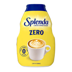 SPLENDA Liquid Zero Calorie Drops bottle ready for quick beverage sweetness