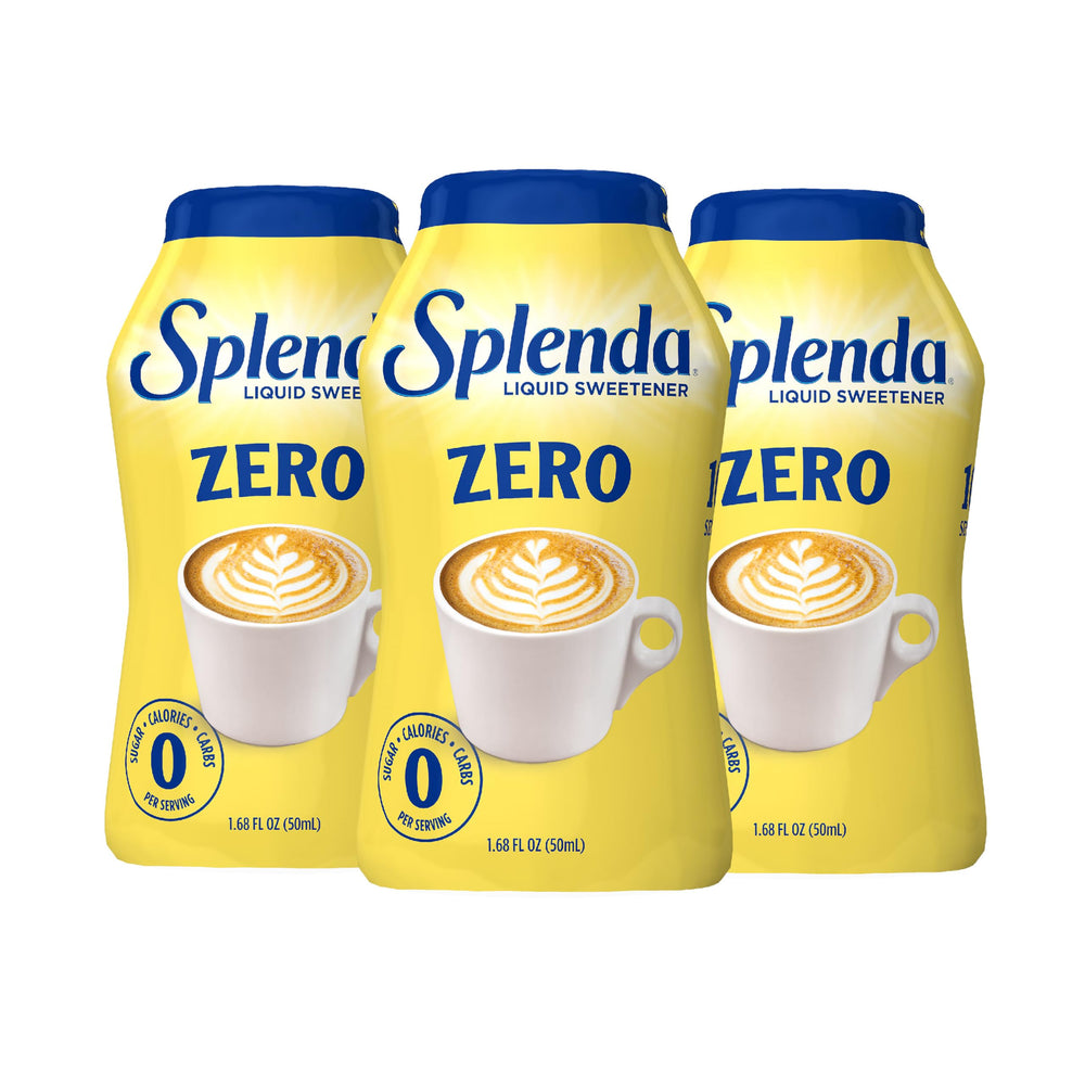 SPLENDA Liquid Zero Calorie Sweetener bottle for on-the-go sweetness