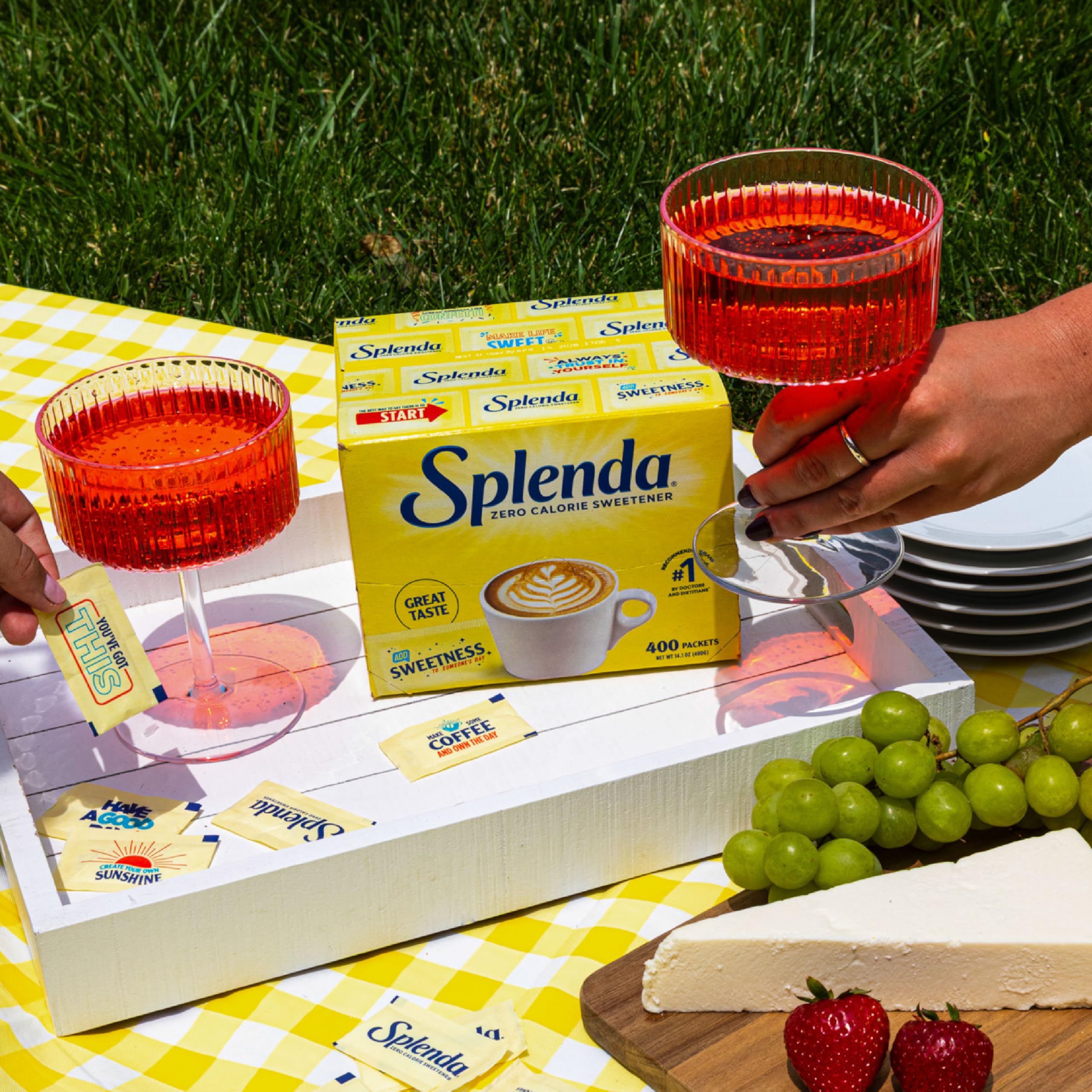 Splenda low-carb lifestyle image highlights carb-free sweetness