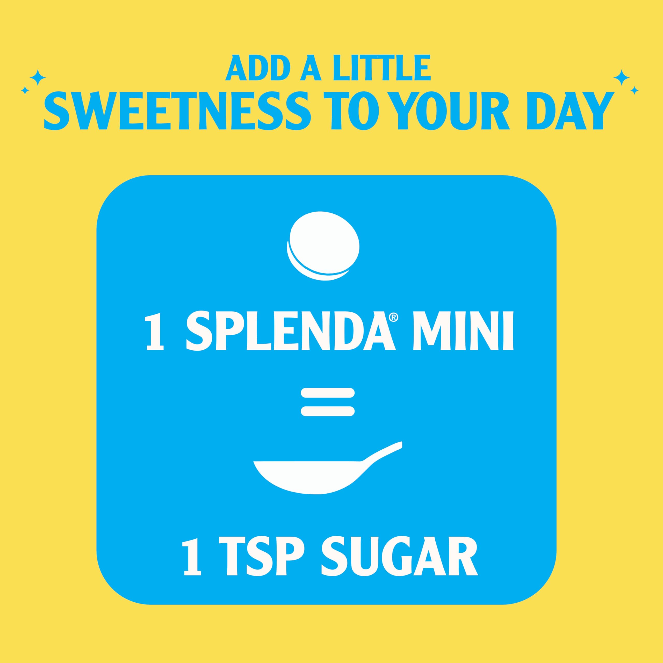 SPLENDA Minis travel-friendly size ideal for purse, bag, or desk.