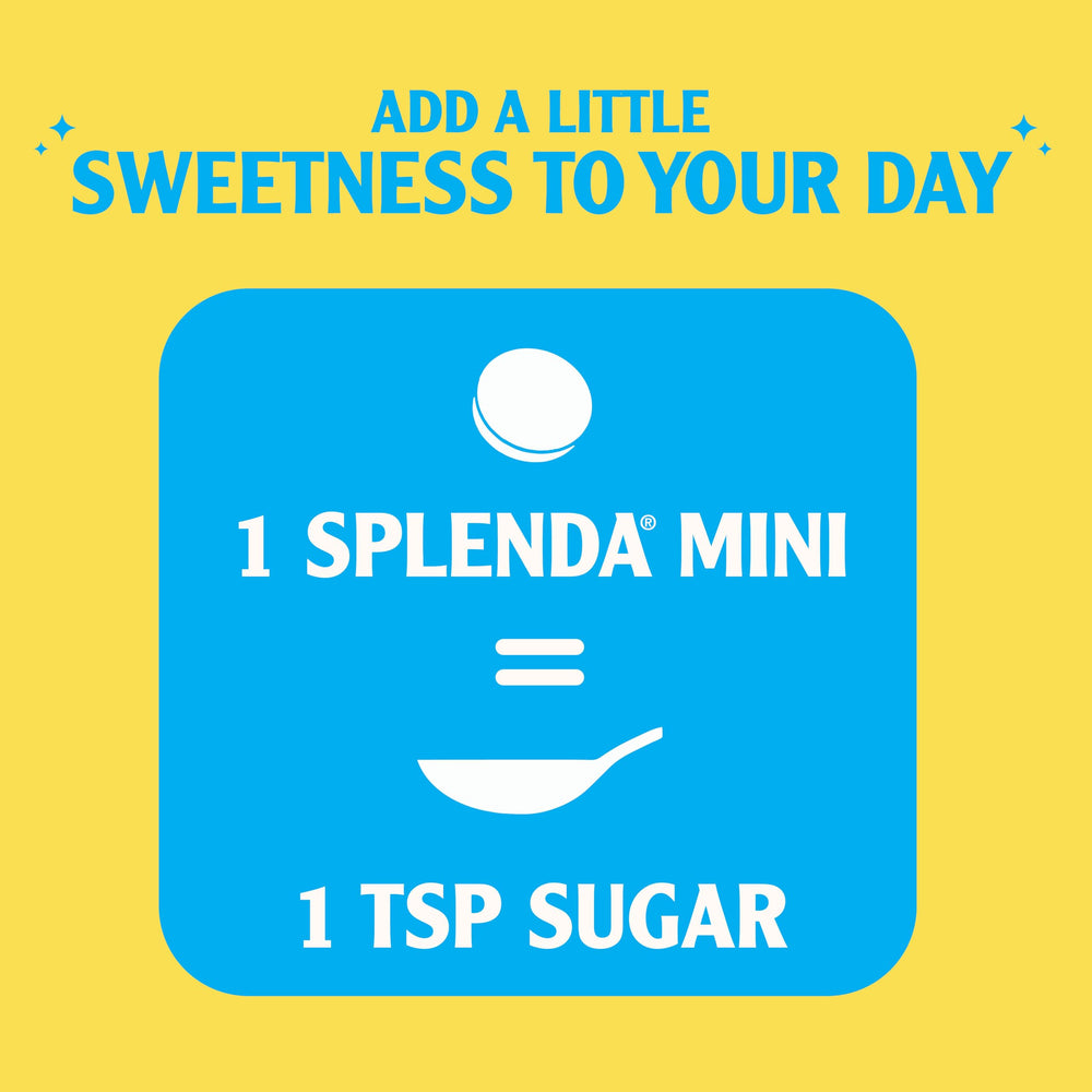 SPLENDA Minis travel-friendly size ideal for purse, bag, or desk.