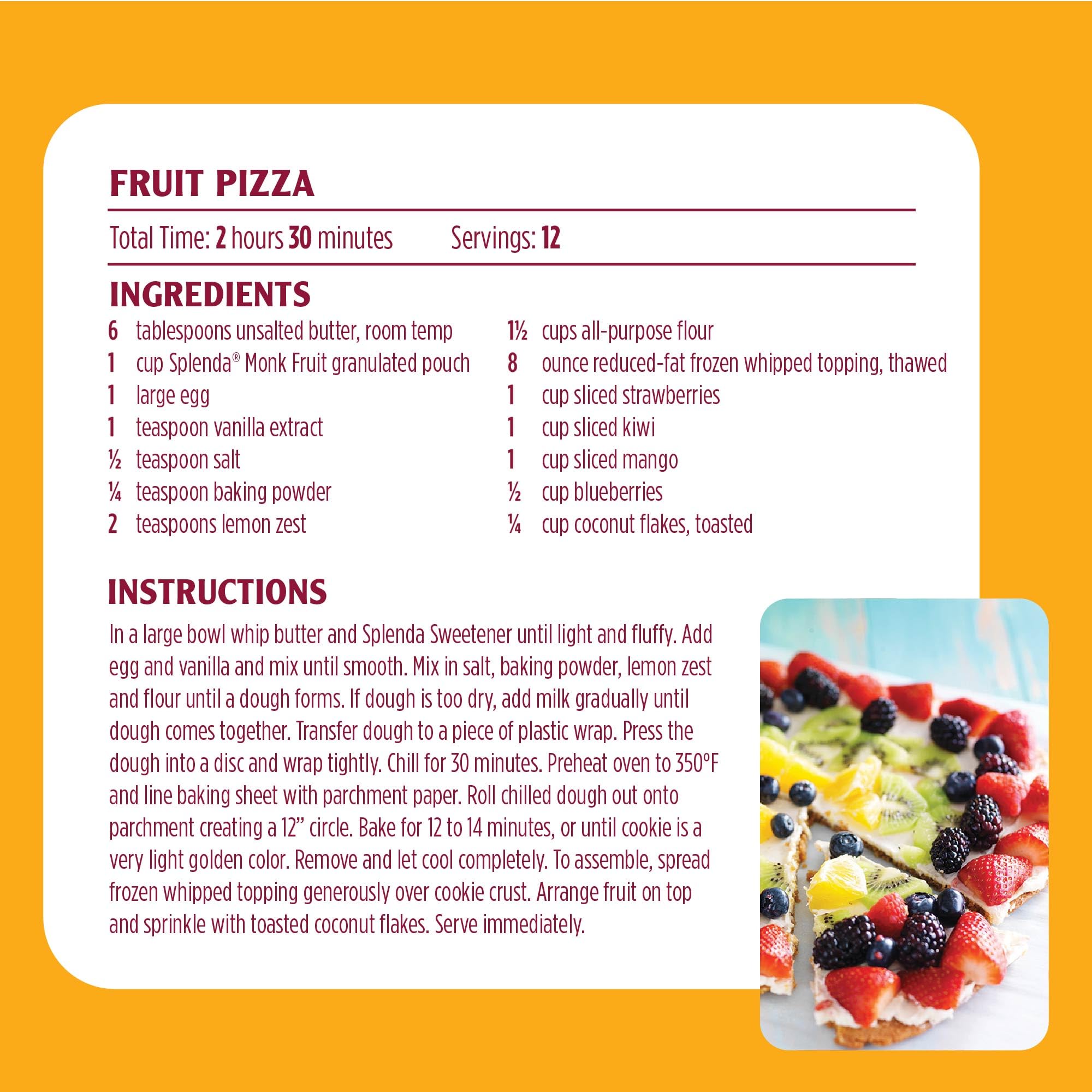 Splenda Monk Fruit Zero Calorie on oatmeal, light sprinkle for natural sweetness.