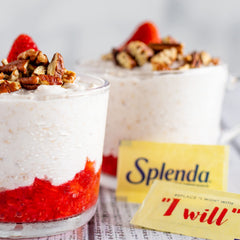 Splenda no-calorie sweetener added to coffee for balanced sweetness.