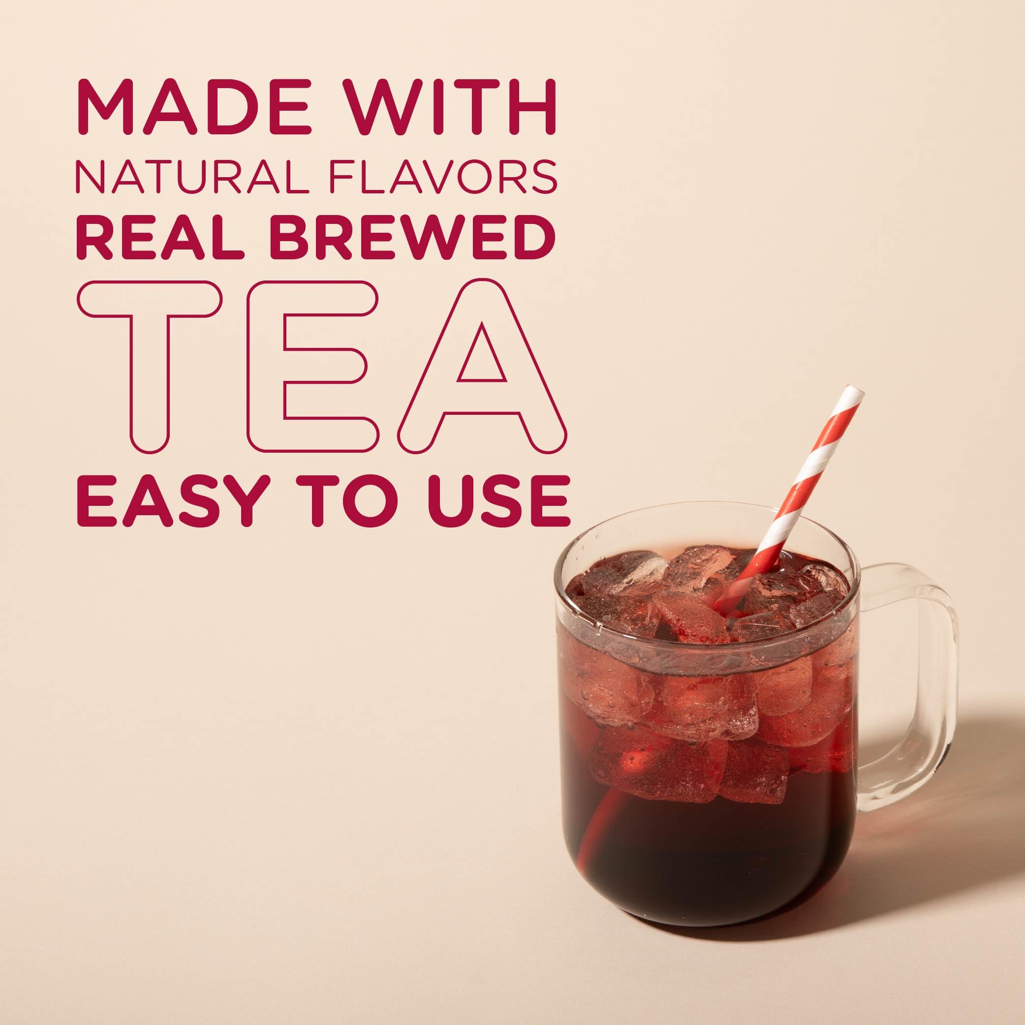 SPLENDA Premium Hibiscus Tea label communicates keto-friendly, gluten-free, sugar-free attributes at a glance.