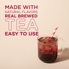 SPLENDA Premium Hibiscus Tea label communicates keto-friendly, gluten-free, sugar-free attributes at a glance.