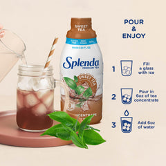 SPLENDA Premium Sweet Tea 1:1 ratio close-up for simple preparation