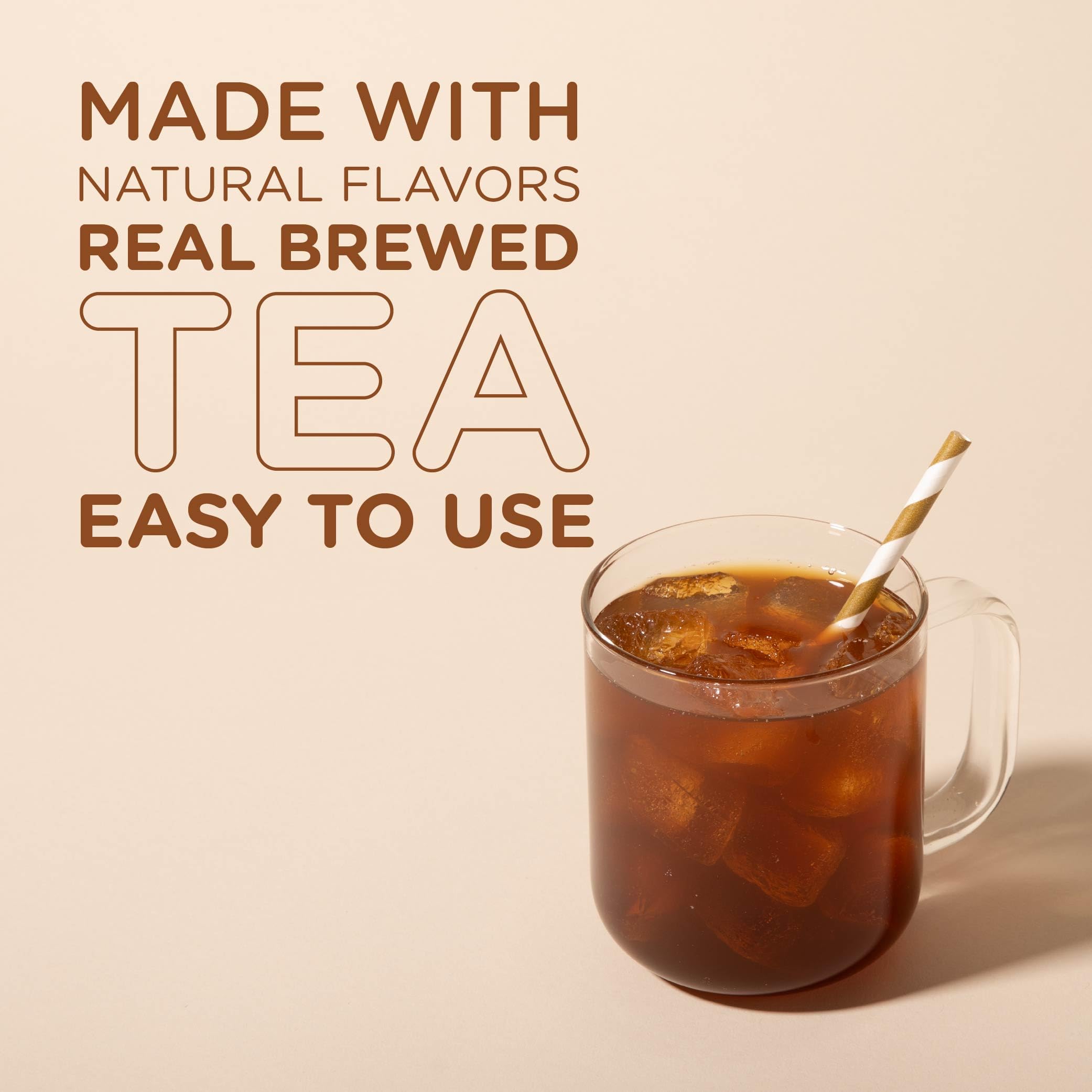 SPLENDA Premium Sweet Tea served over ice, refreshing and flavorful