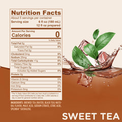 SPLENDA Premium Sweet Tea mixer pour showing convenient zero-sugar mix