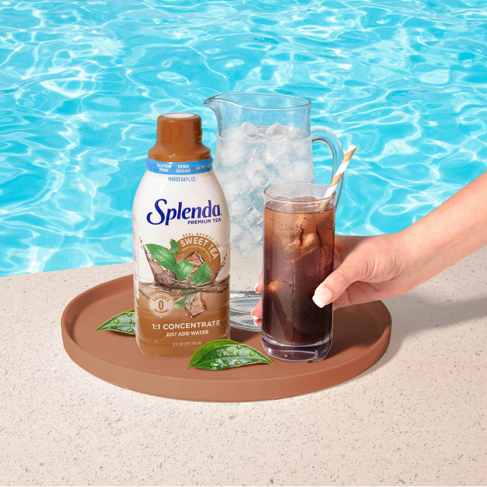 SPLENDA Premium Sweet Tea natural flavors close-up for a clean taste