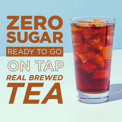 SPLENDA Premium Sweet Tea On Tap bag-in-box packaging showcases eco-friendly design.