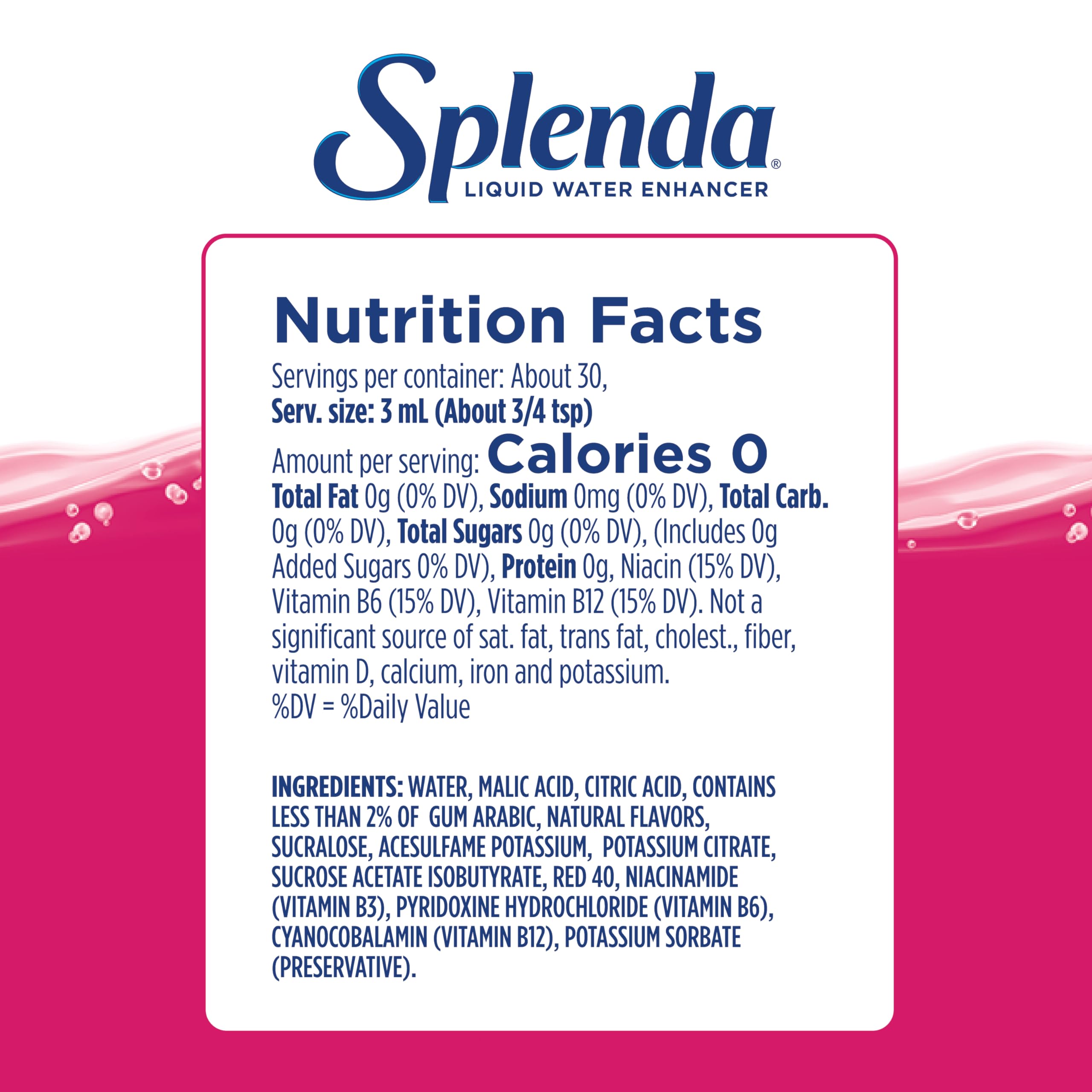 SPLENDA squeeze bottle on-the-go for easy flavor anywhere
