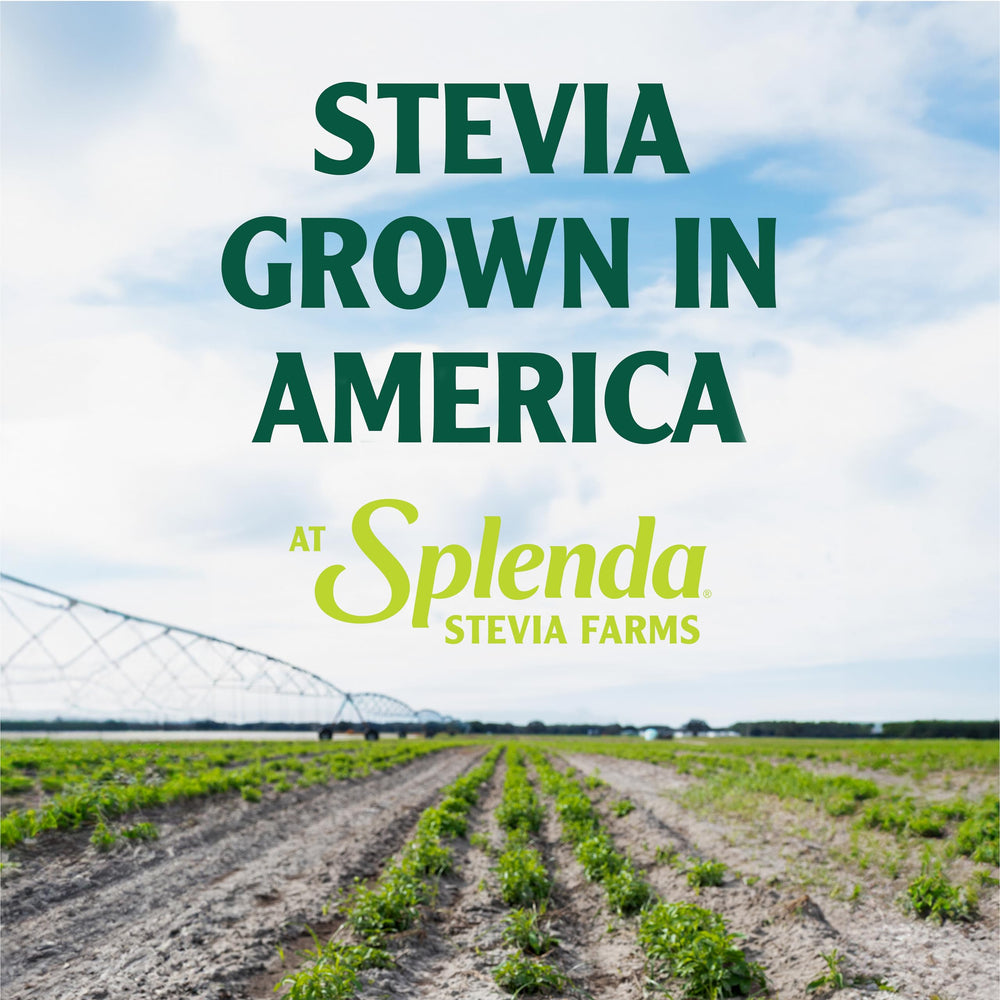 SPLENDA Stevia used in baking, sauces, and drinks for versatility.