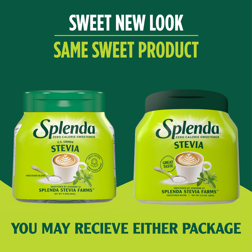 SPLENDA Stevia baking ingredients scene emphasizes versatile sugar substitute