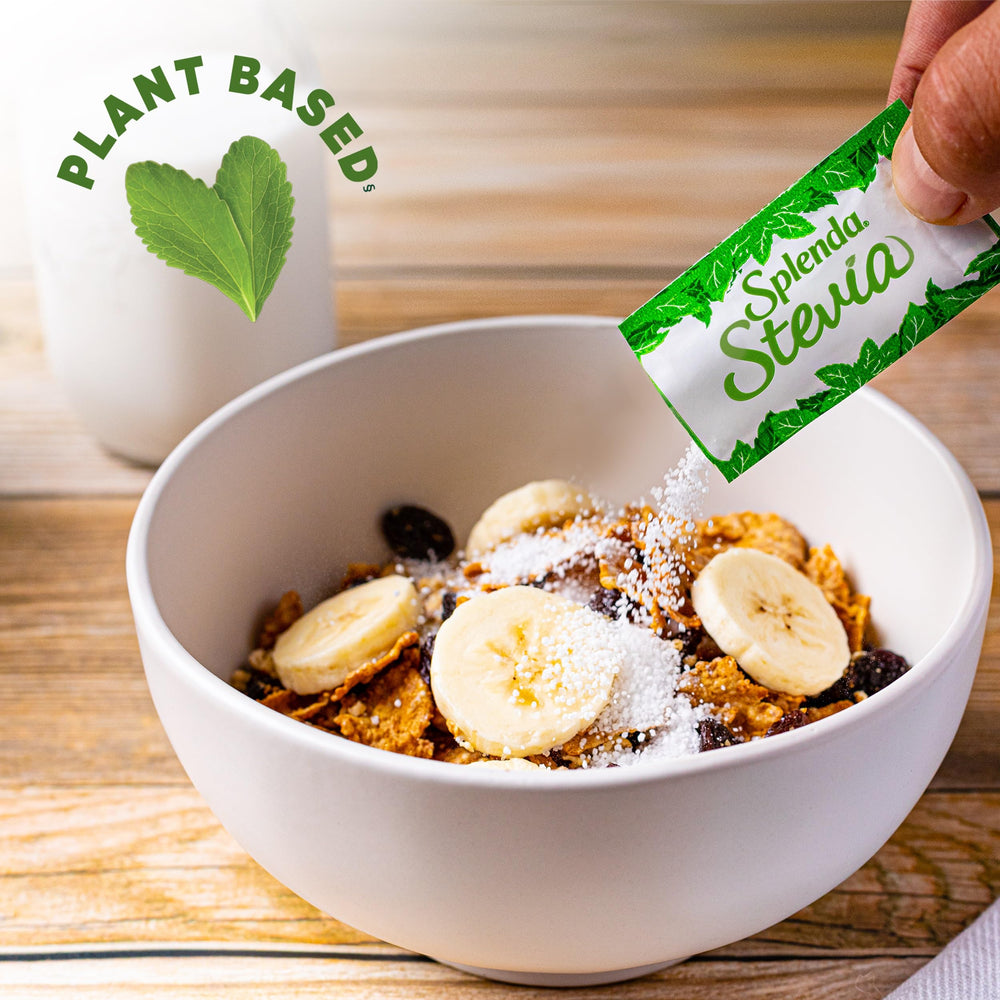Splenda Stevia used in baking and cooking without added sugar.