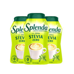 SPLENDA Stevia Liquid Drops bottle with pour spout for quick sweetness